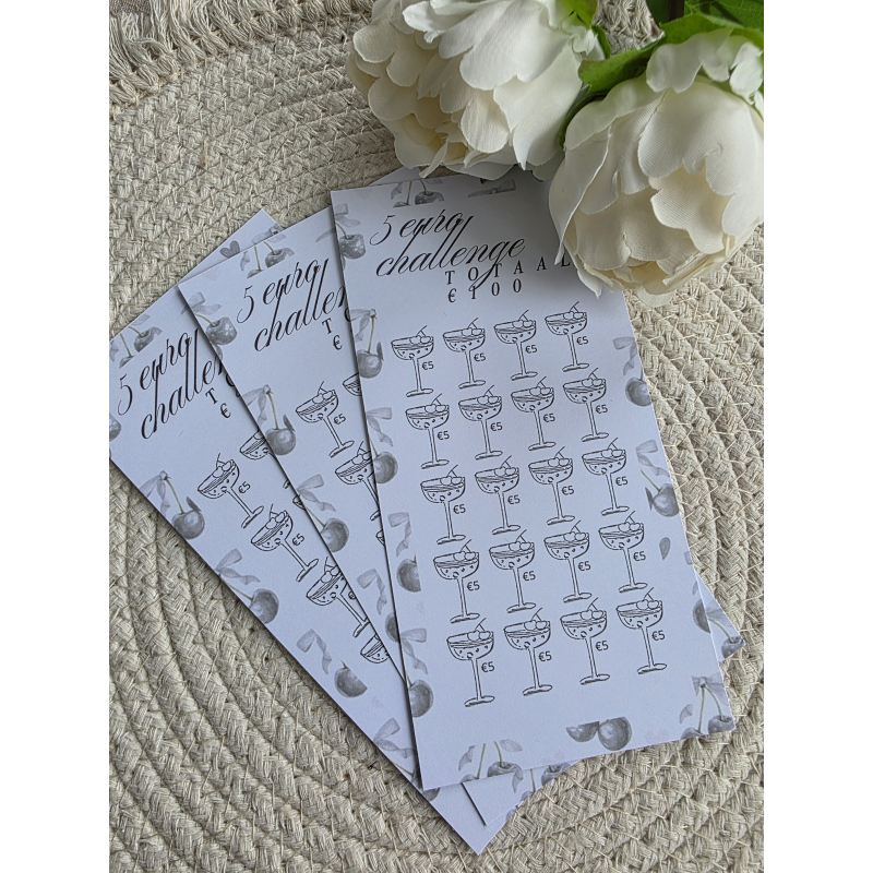 Cherry 5 euro spaarchallenge 