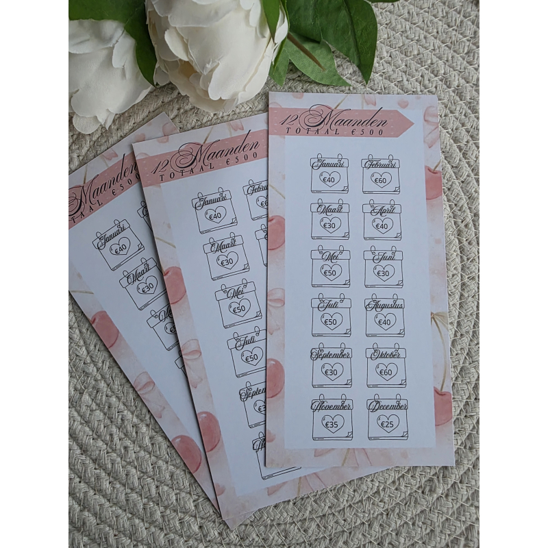 Cherry pink 12 maanden 500euro 