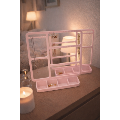 Sieraden houder roze 