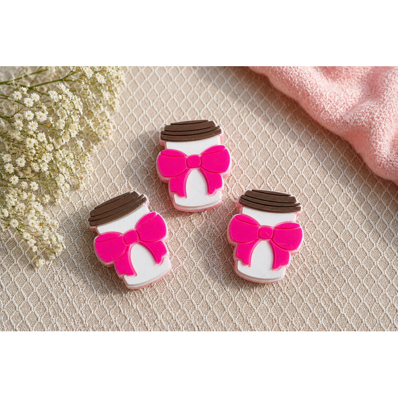Bow coffee cup stopper 