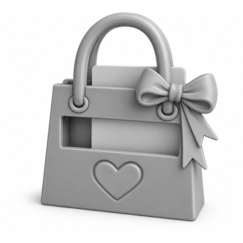 Shop bag cadeau kaarten houder 