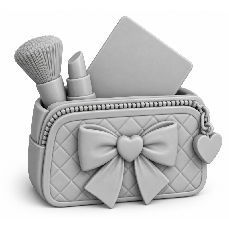 Makeup tasje cadeau kaartje houder 