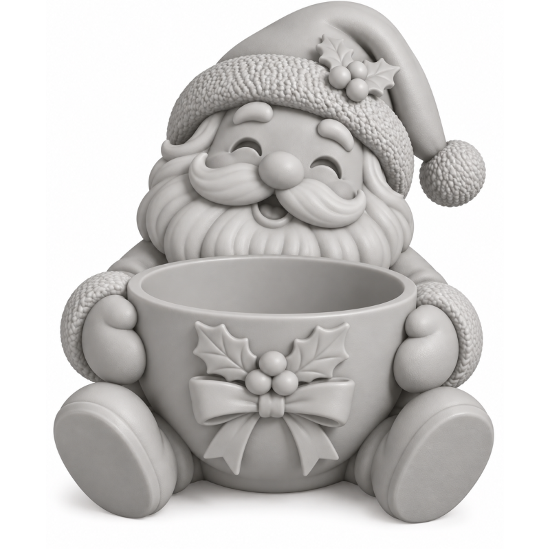 Kerstman plantenpotje 
