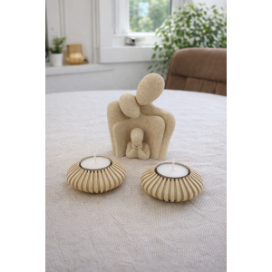 Waxinelichtje ribbel 