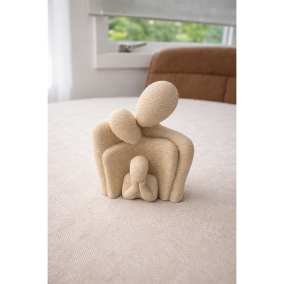 Gezinsbeeldje 1 kind