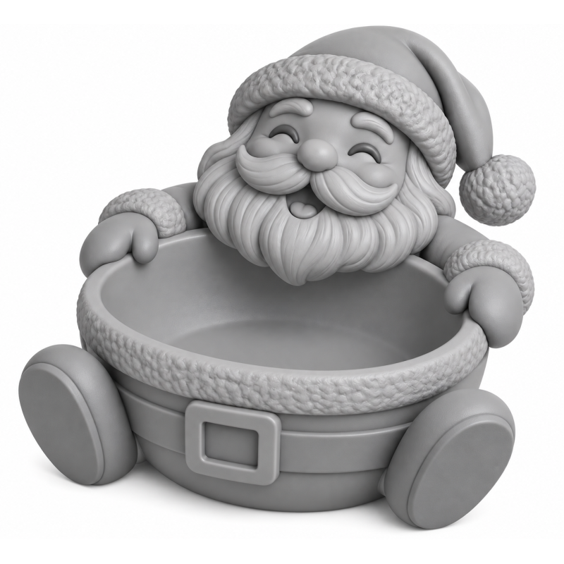 Kerstman snackbakje