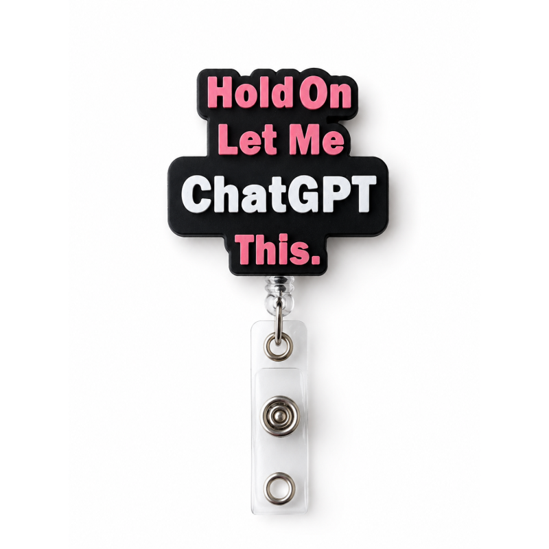Badge houder hold on 