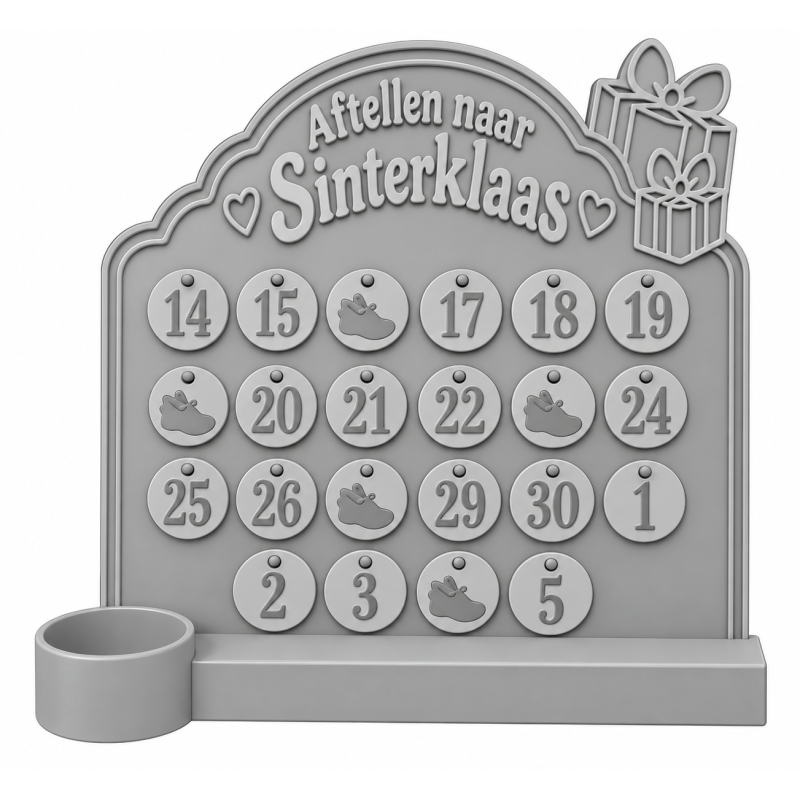Aftellen naar sinterklaas 